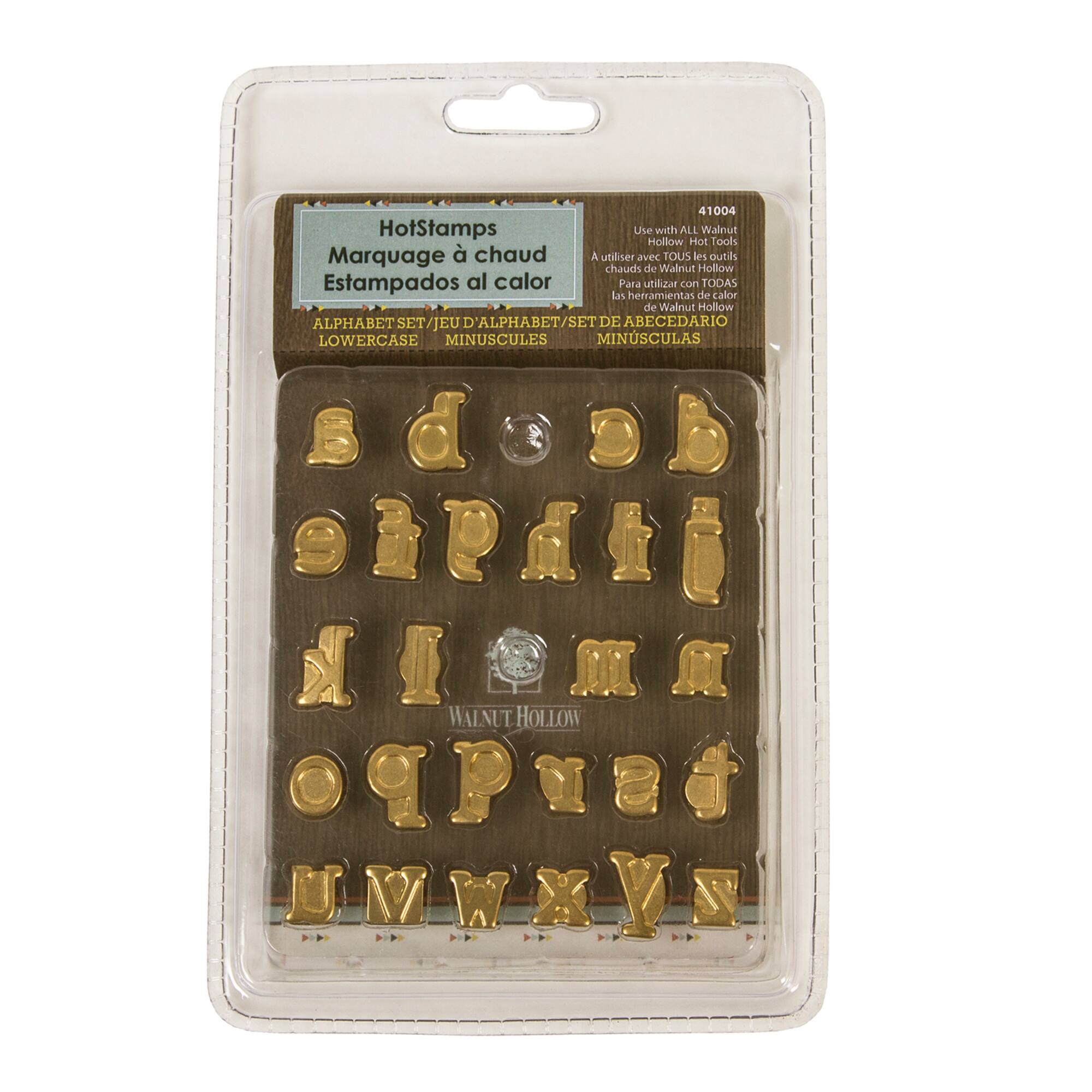 Walnut Hollow® Hot Stamps Lowercase Alphabet Set